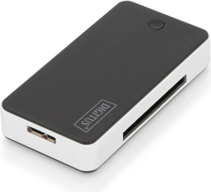 Lexues kartelash Digitus DA-70330-1, 5 porta USB 3.0, i zi-argjendtë