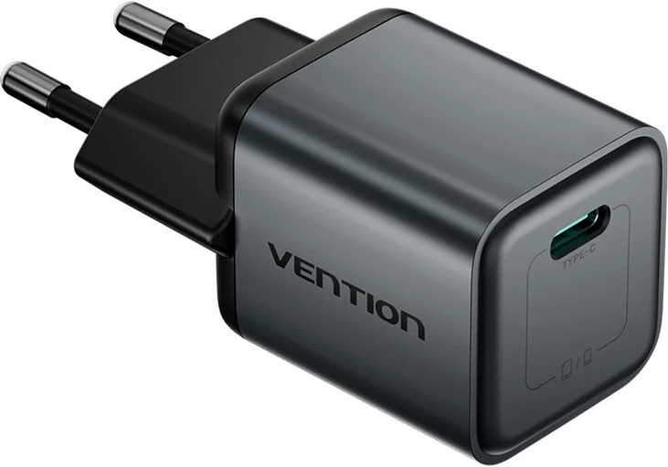 Karikues USB-C GaN Vention FEVH0-EU, 20W, Gri