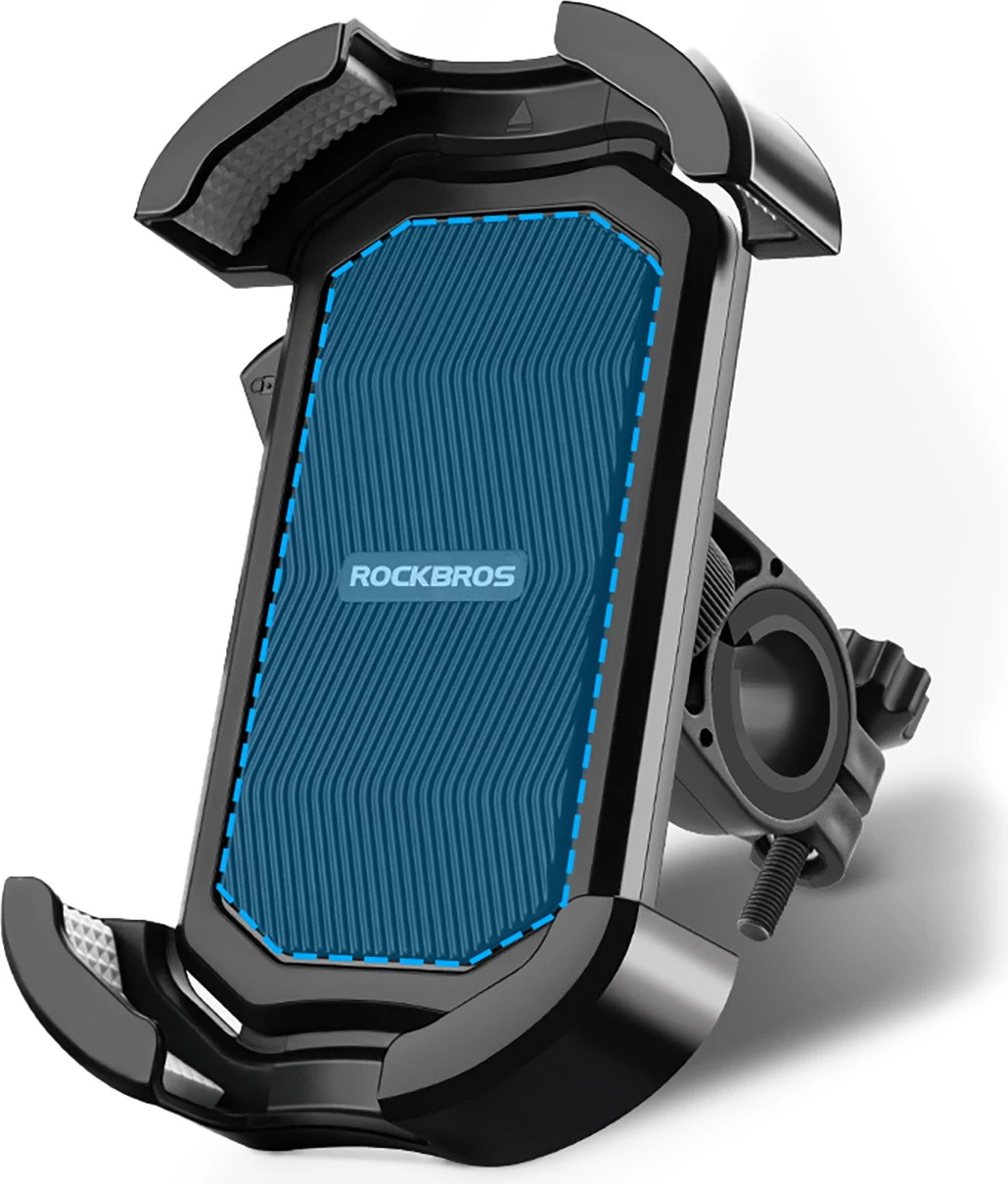 Mbajtës telefoni Rockbros 25210032001 për timon biçiklete, i zi