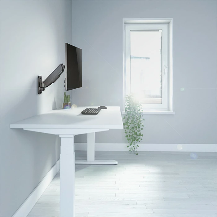 Mbajtëse muri për monitor LogiLink, 17-32", sustë gazi, VESA 75x75/100x100, 9 kg, e zezë