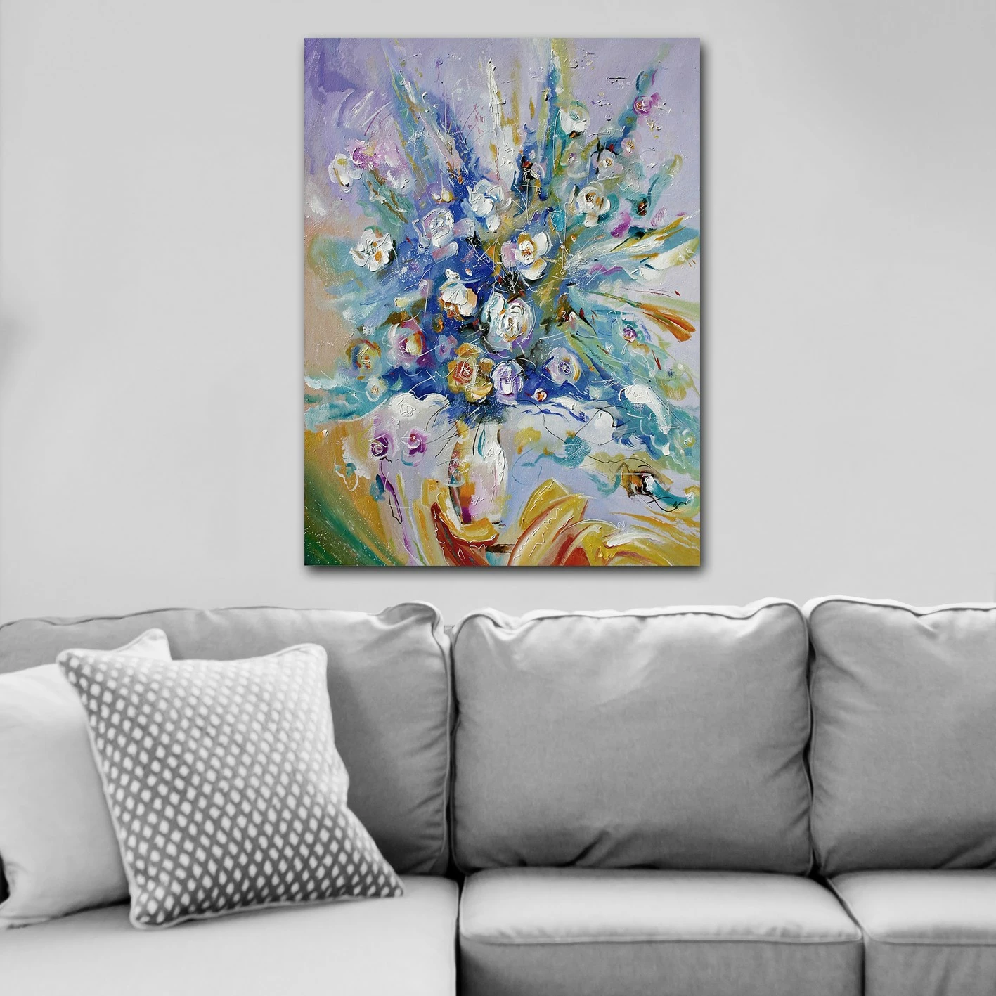 Pikturë dekorative në kanavacë, shumëngjyrëshe, 70x100cm, 1100705519_70100