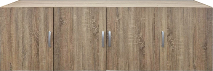 Shtesë rafti katër-dyer për dollap Alvia, ngjyrë sonoma, 200x51x60cm