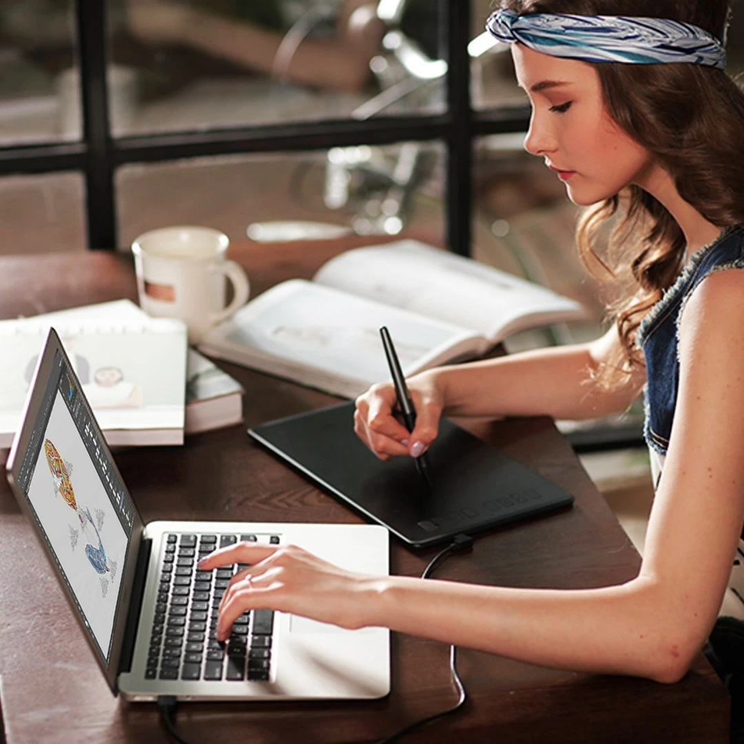 Tablet grafik HUION H950P, 5080 lpi, 220 x 137mm, i zi