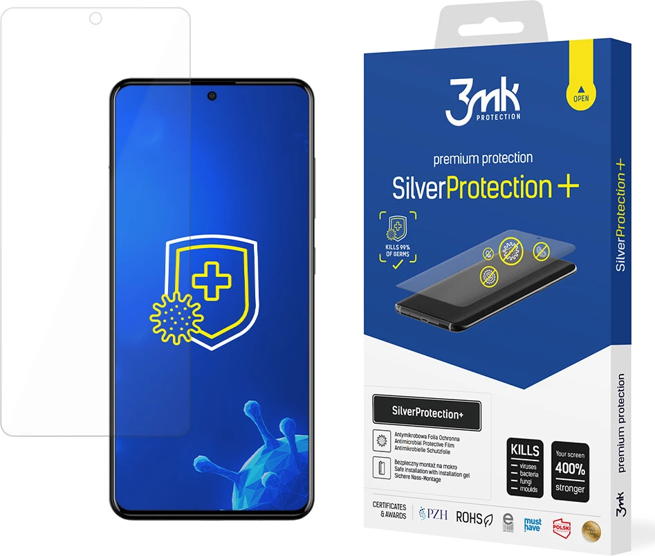 Mbështjellës ekranit 3mk SilverProtection+ për Samsung Galaxy A51, Transparent