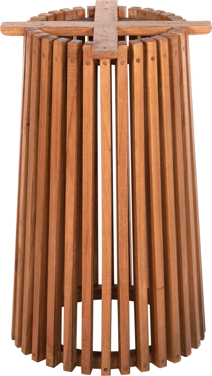 Baza e rrumbullakët për tavolinë FRANTZ FH9459.11 dru MINDI natyral Φ60x74Hcm