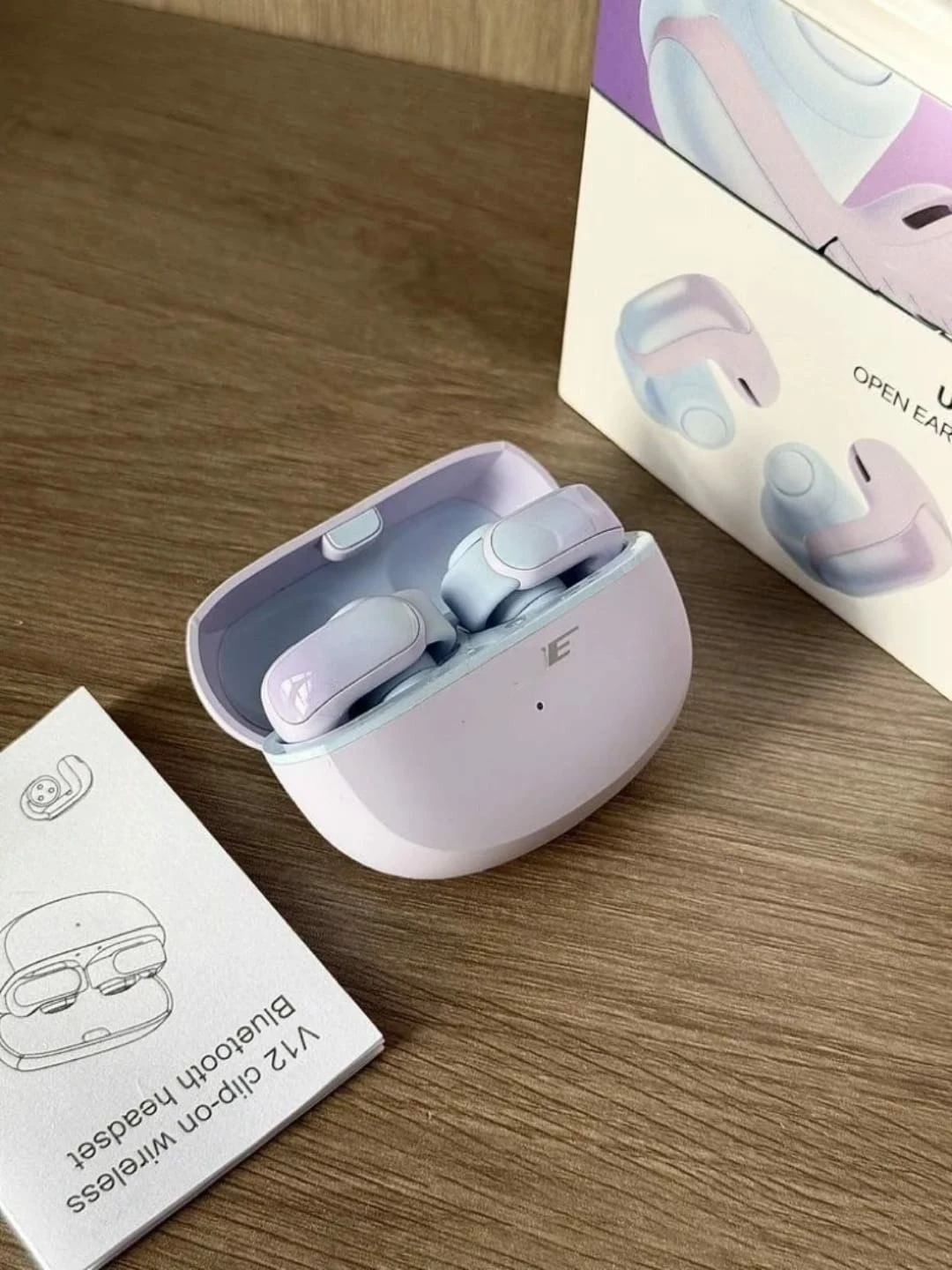 Kufje Wireless me Kapëse Veshësh (Ear Clip) dhe Zë Hapësinor 360°