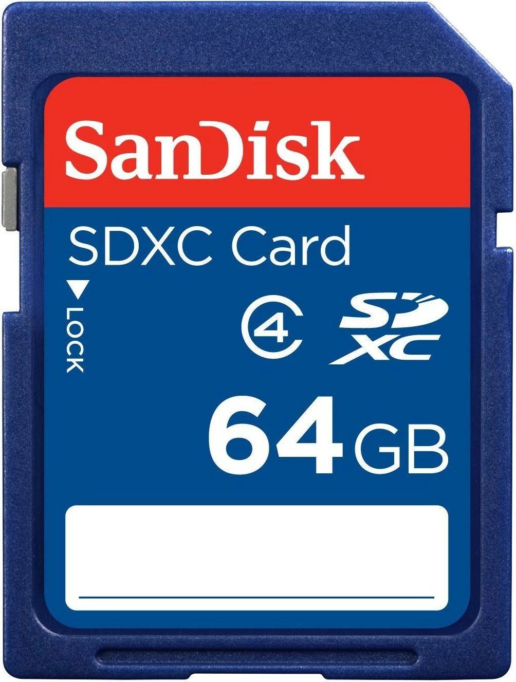 Kartelë SDXC Sandisk 64GB, Klasa 4, Blu