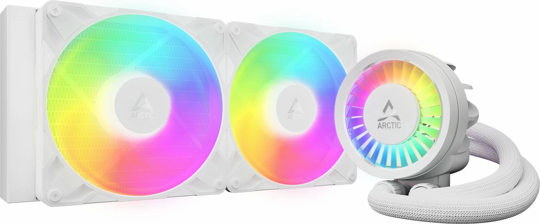 Ftohës i lëngshëm AIO për CPU Arctic Liquid Freezer III Pro 280 A-RGB (ACFRE00187A) 280mm, 2x140mm PWM, ARGB, White
