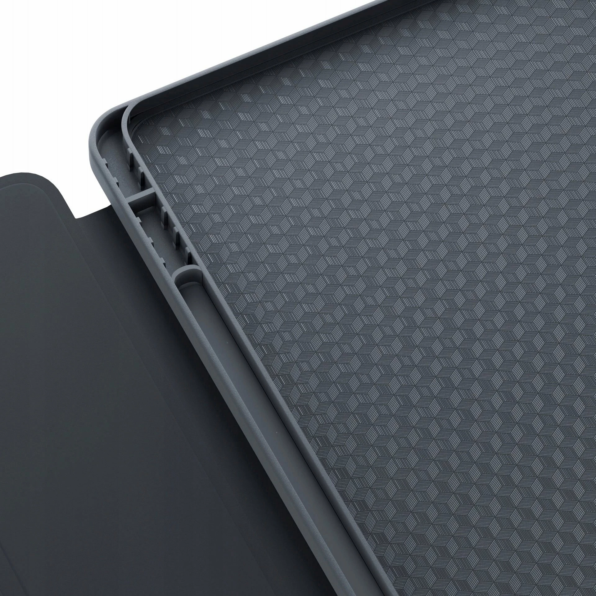 Këllëf tableti 3MK Soft Tablet Case për Apple iPad Air 11 (M2/M3), flip, tri-fold, TPU/mikrofibër, me Wake/Sleep, me vend për Pencil, i zi