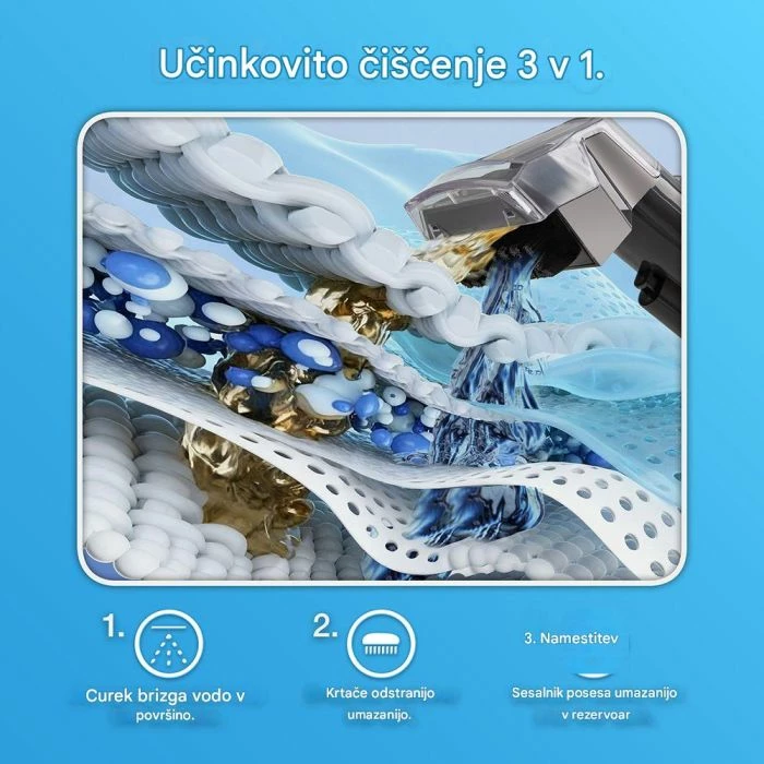 Pastrues njollash wet-dry VONHAUS 2000288, 600 W, 2 L, 15 kPa, zi/portokalli