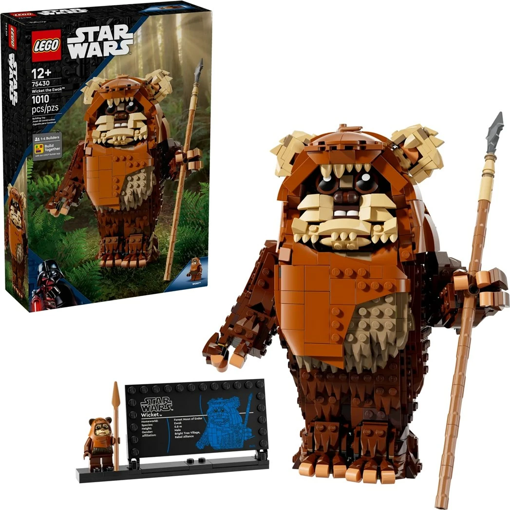 Set LEGO Star Wars Wicket the Ewok 75430, 1010 pjesë, me minifigurë