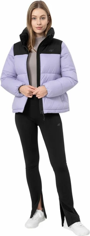 Jakne për femra 4F, e zezë dhe vjollcë