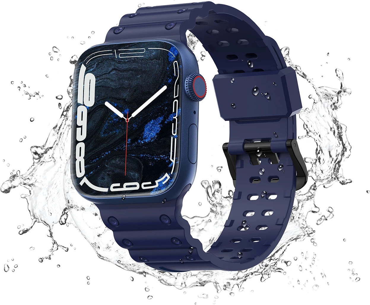 Rrip për Apple Watch Hurtel Strap Triple Protection, 38/40/41mm, Blu e errët