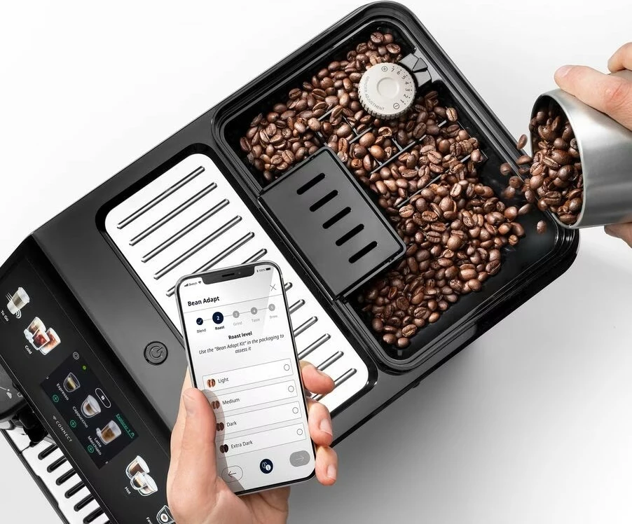 Aparat kafeje DeLonghi Eletta Explore ECAM450.86.T, automatik, 300g, gri