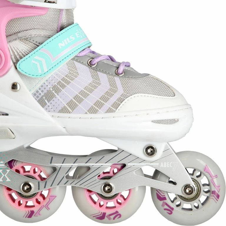 Rollera për fëmijë Nils Extreme NH18192 4in1, rozë, madhësia S (29-33)