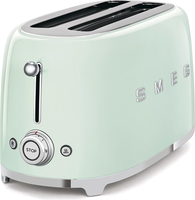 Toster SMEG, 50´ Style TSF02PGEU, 2x4 1500W, i gjelbër 