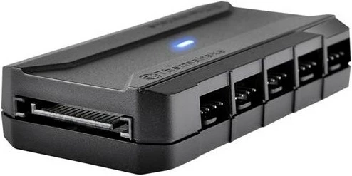 Aksesor kasë Thermaltake Commander FP, 10 porta, LED, i zi