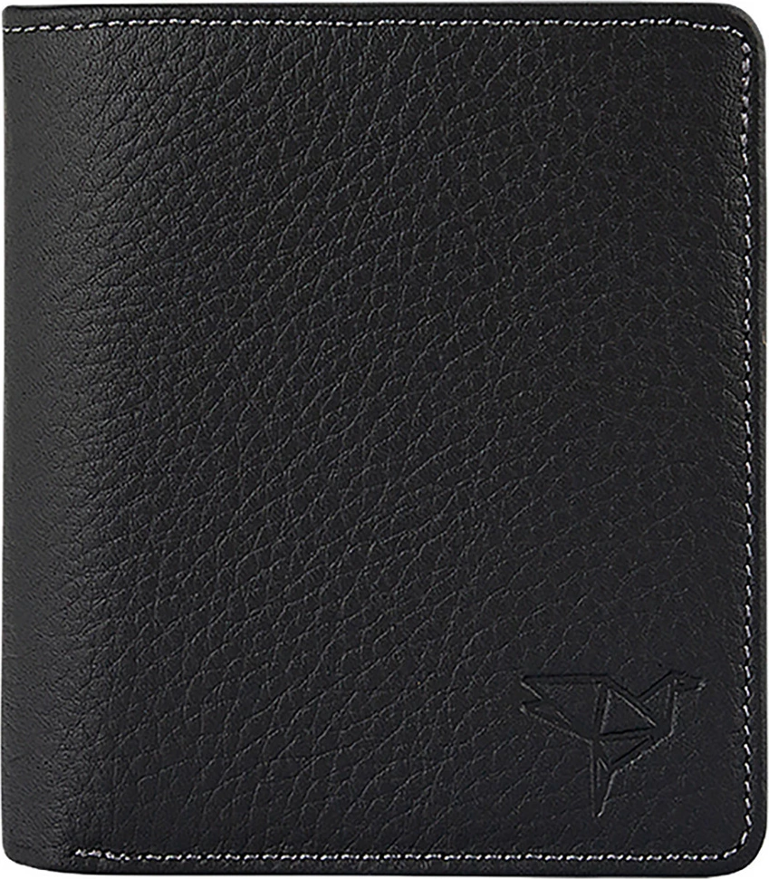 Portofol për burra, lëkurë origjinale, gri, Dallas, Zoozie Bags