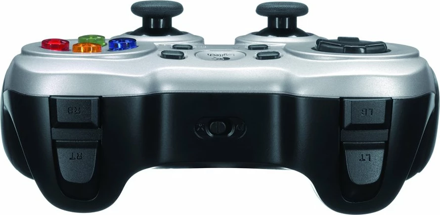 Gamepad Logitech F710 wireless USB, 12 butona programmabil, argjendt/zi