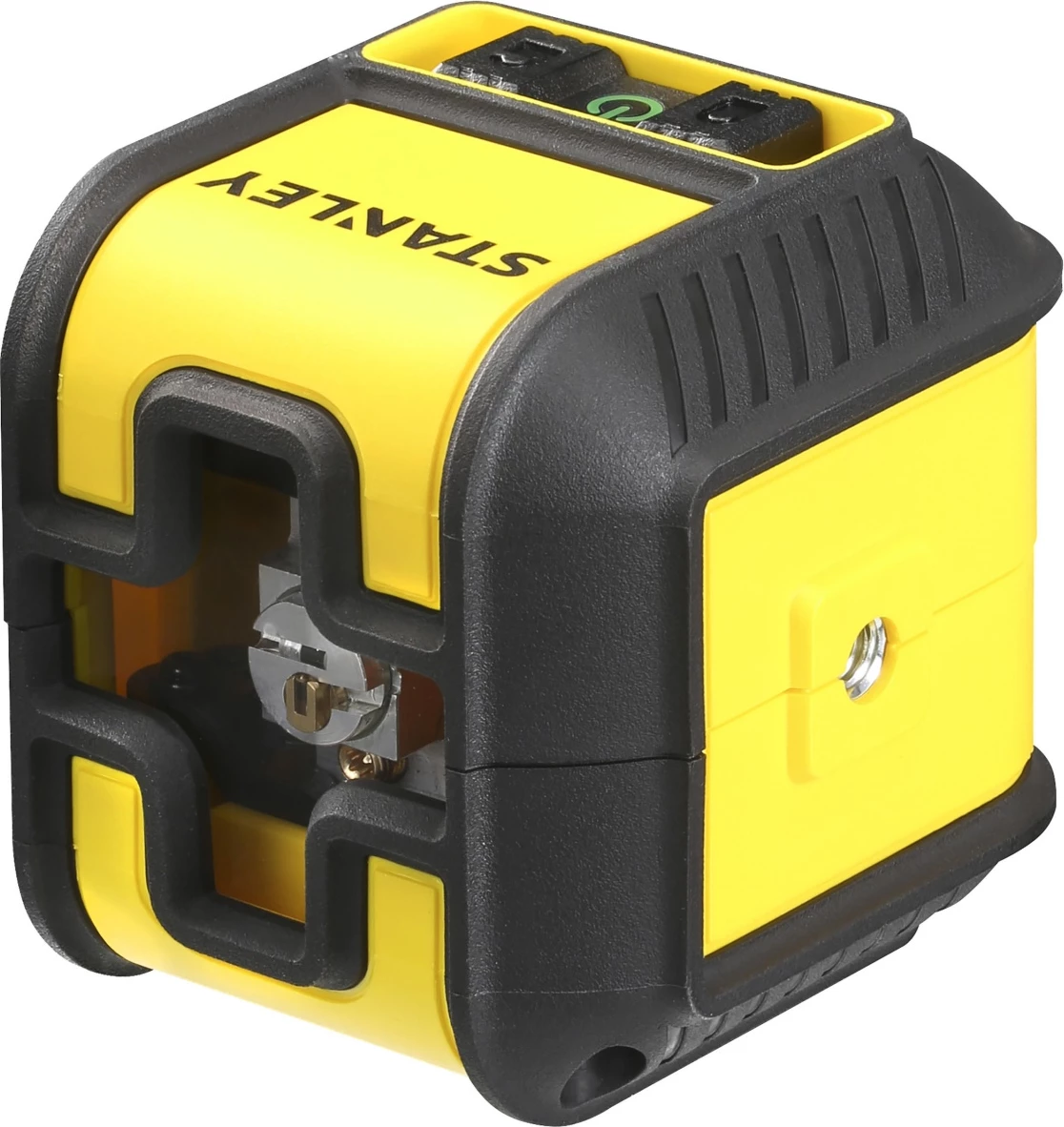 Laser nivelues kryq Stanley Cubix Green Glow STHT77499-1, lazer i gjelbër, set me mbajtëse + 2x AA + kuti