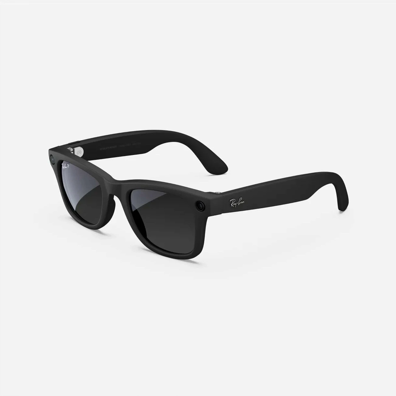 Syze dielli smart Ray-Ban Meta Wayfarer RW4008 601ST353, 32GB, kamerë 12MP, polarizuese UV400, me kasë karikimi + leckë, zezë mat/grafit