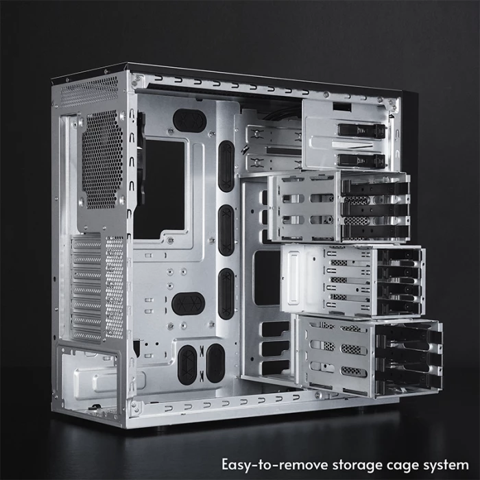 Kasë CHIEFTEC BW-01B-OP ATX/mATX/mini-ITX, USB-C, pa furnizues, e zezë