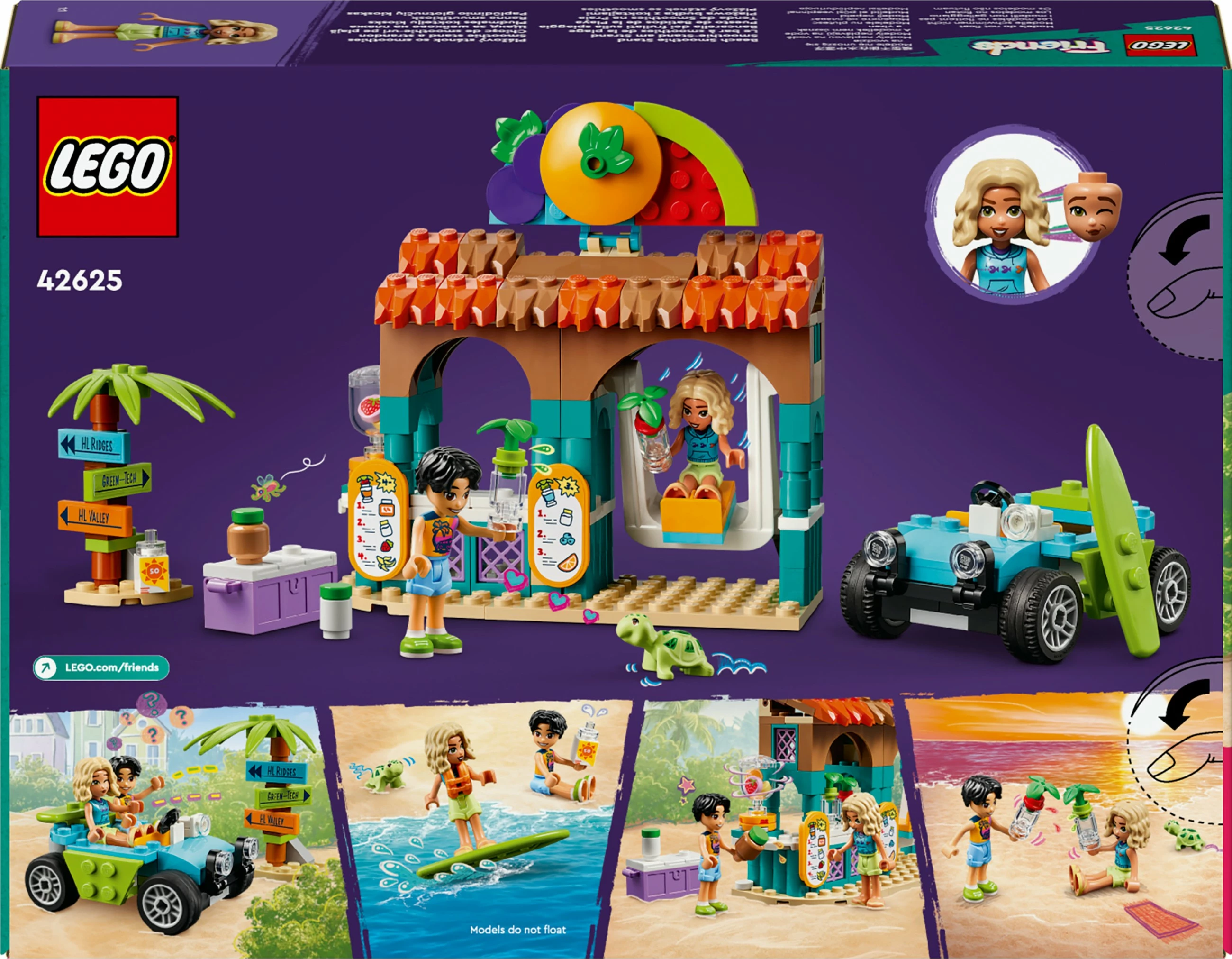 Set LEGO Friends 42625 Smoothie-Stand te plazhi