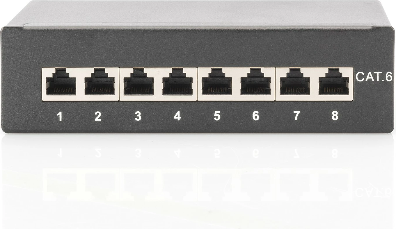 Patchpanel Digitus 8-port Cat6 i zi