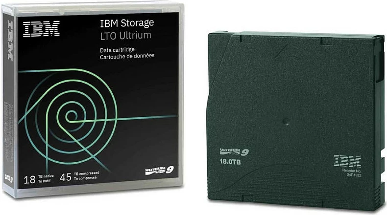 Kasetë IBM 02XW568 LTO Ultrium 9, 18TB/45TB, e gjelbër