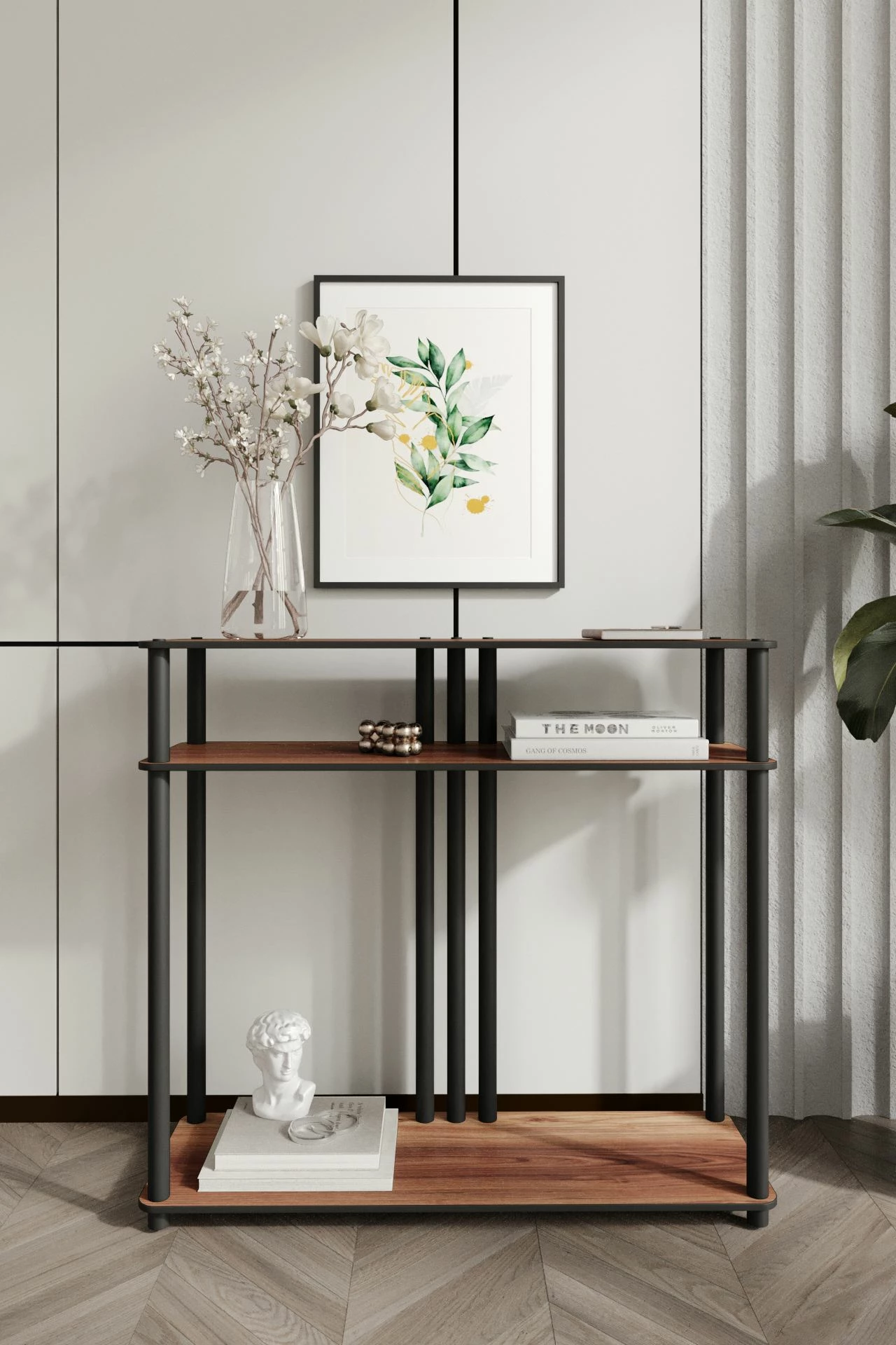 Komodë dekorative, ngjyrë arre, Skye Decor, Garcia