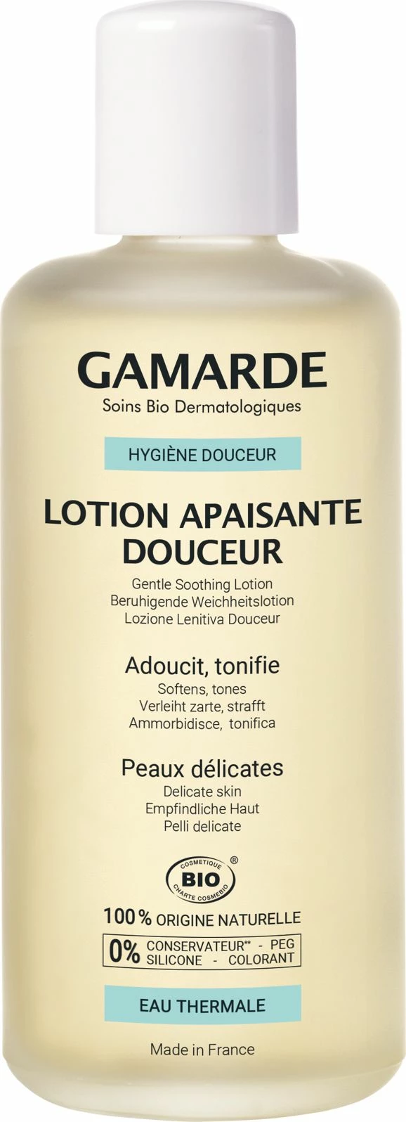 Tonik fytyre Gamarde Hygiène Douceur Lotion Apaisante Douceur 200 ml
