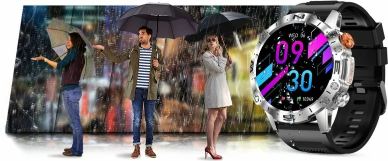 Smartwatch Gravity për të gjithë, e zezë