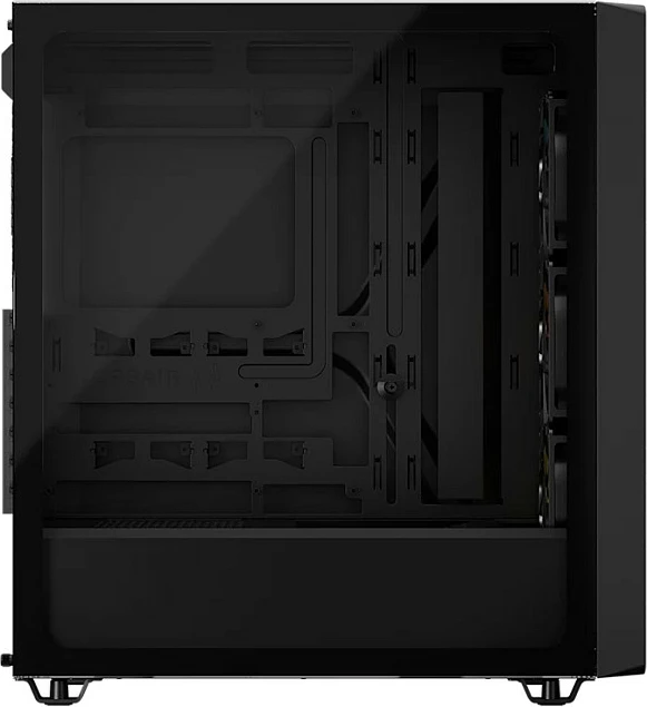Kasë Corsair 3200D RS ARGB, Mid Tower ATX, xham i temperuar, e zezë