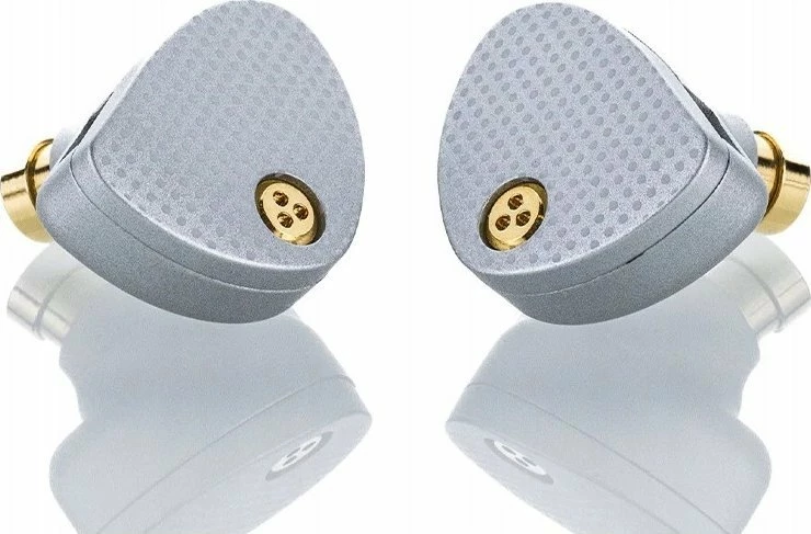 Kufje in-ear Moondrop Aria 2, 3.5mm, 0.78mm 2-pin, 1.2m, semi-open, 33Ω, argjendtë/gri
