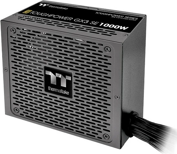 Furnizues rryme Thermaltake Toughpower GX3 SE 1000W, 80 PLUS Gold, ATX 3.1, Non‑Modular, e zezë