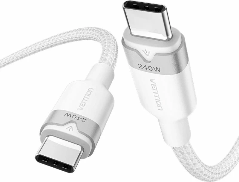 Kabëll USB-C në USB-C Vention, i bardhë