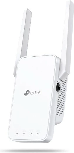 Përforcues Wi‑Fi TP-Link RE315 AC1200 dual‑band OneMesh, port 10/100, 2 antena, i bardhë