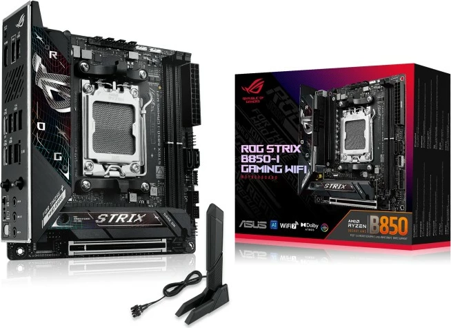 Pllakë amë Asus ROG STRIX B850-I GAMING WIFI, Socket AM5, mini-ITX