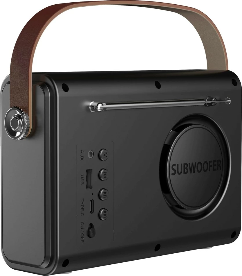 Radio portabile Savio RS-01, Bluetooth 5.3, USB-C, e zezë
