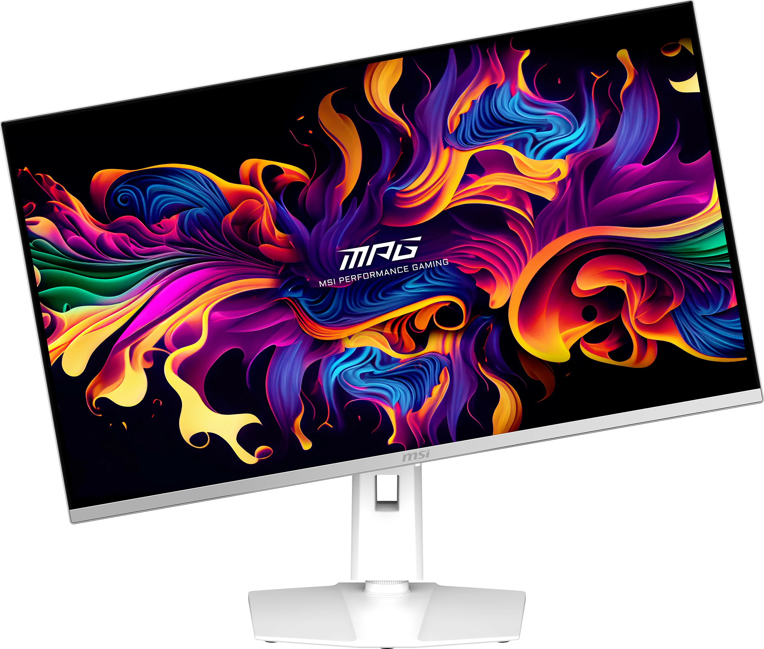 Monitor MSI 9S6-3DD29A-022, 31.5", 4K QD-OLED, 240Hz, 0.03ms, HDR, USB-Hub, Pivot, i bardhë