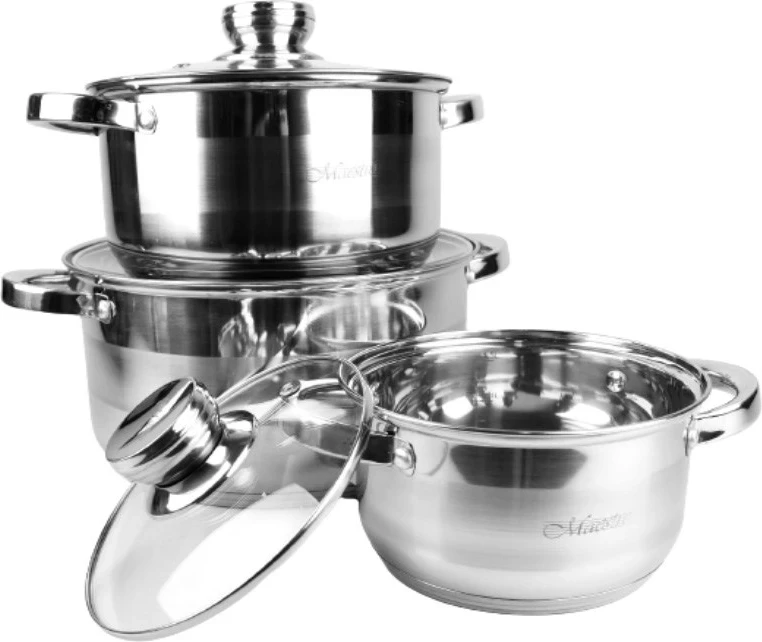 Set i tenxhereve Maestro MR-2220-6L, ngjyrë argjendi