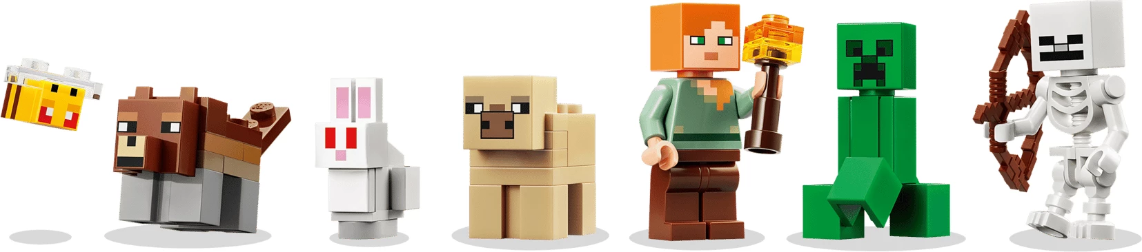 Set LEGO Minecraft LEGO First Night Adventure 21593, 301 pjesë (8+)