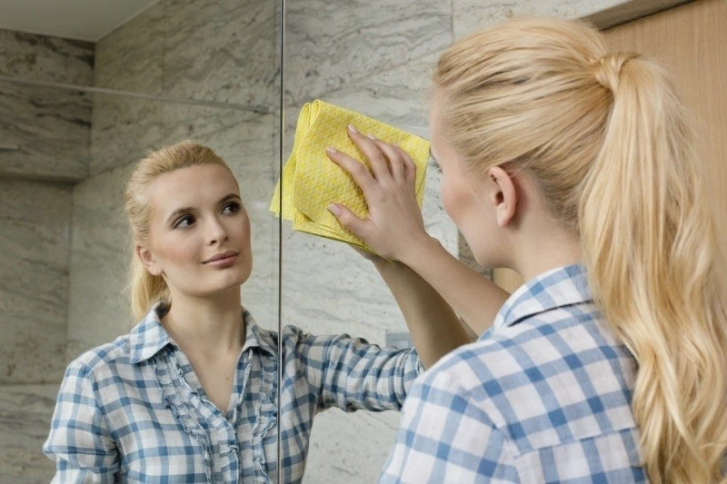 Leckë dritare Vileda Actifibre, e verdhë