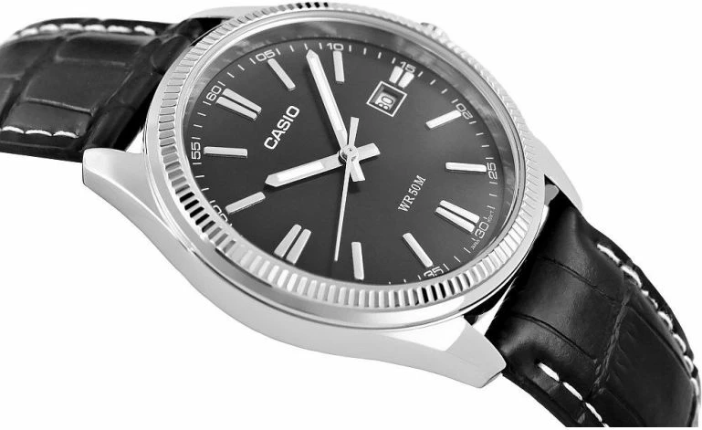 Orë dore për meshkuj Casio MTP-1302PL-1AVEF, e zezë