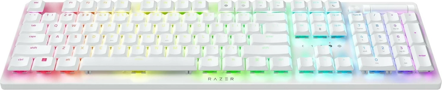 Tastierë Razer DeathStalker V2 Pro, Purple Switch, White, US