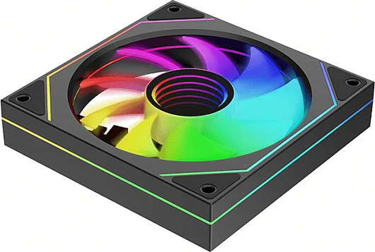 Ventilator kasë Xilence XF762, 120mm, PWM, ARGB Infinity Mirror, i zi