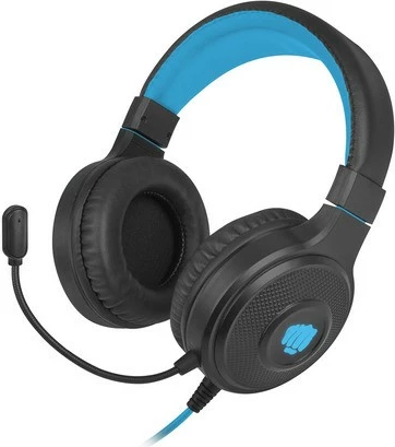 Kufje gaming Fury Warhawk RGB, me mikrofon, 2m, USB/3.5mm, zi/kaltër