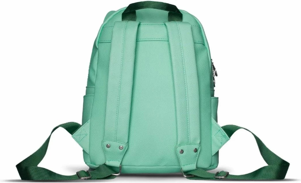 Çantë shpine mini Difuzed Pokemon Bulbasaur, unisex, PU, e gjelbër