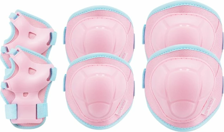 Set mbrojtës për fëmijë Spokey XS PK BUFFER, rozë/blu