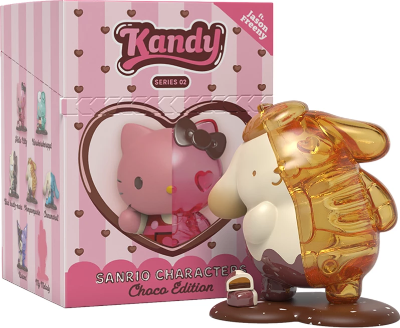 Figurinë koleksionuese Mighty Jaxx Kandy x Sanrio ft. Jason Freeny Series 02 (Choco Edition) blind box
